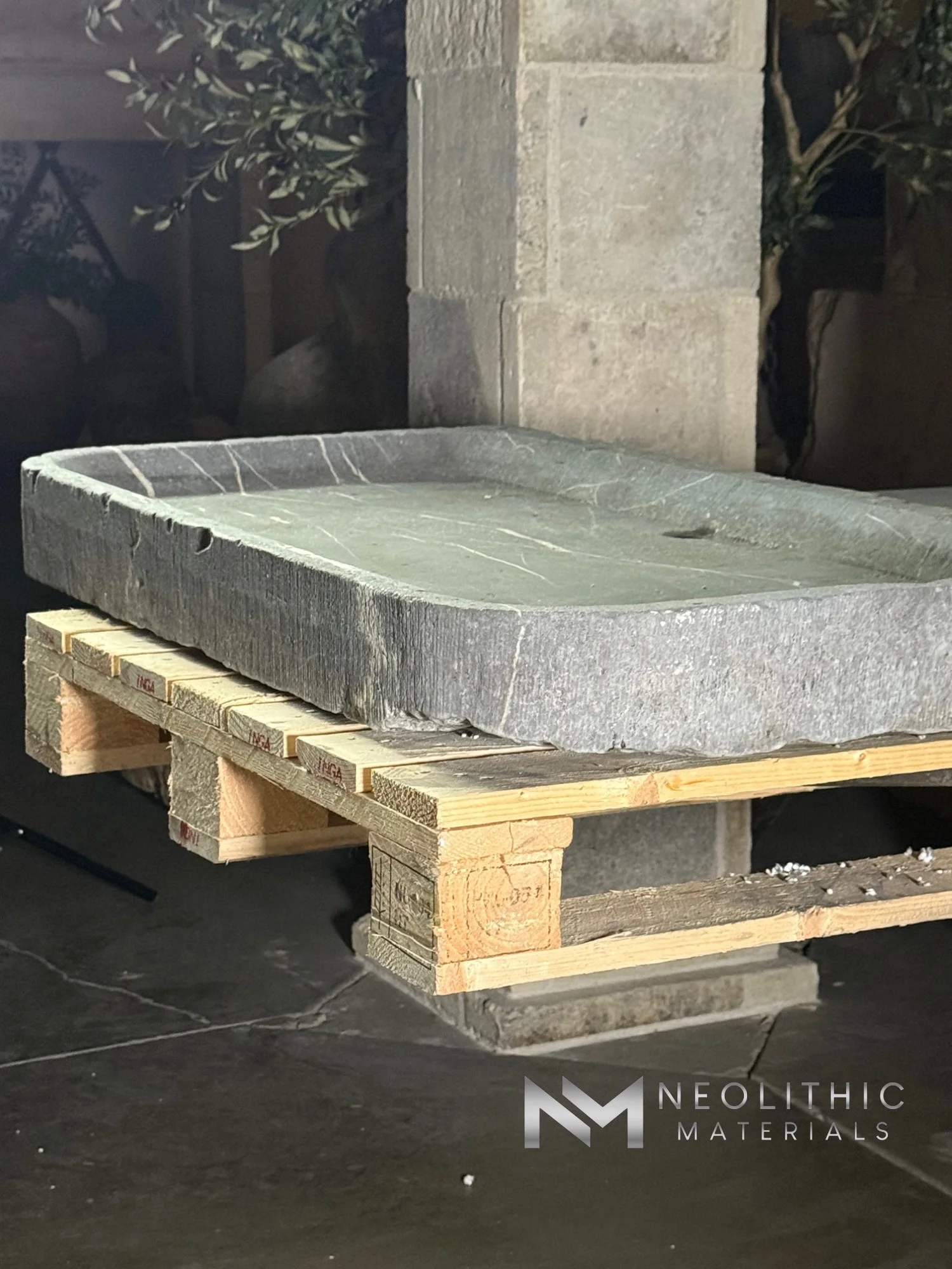 Antique Belgian Bluestone Sink - Image 4